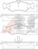 VW 2D0698451D Brake Pad Set, disc brake